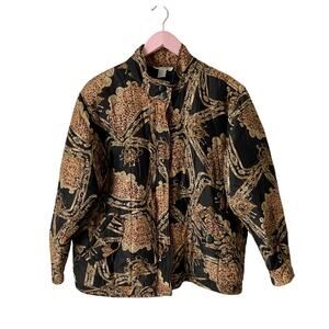 Anna and Frank Silk Vintage Bomber Jacket